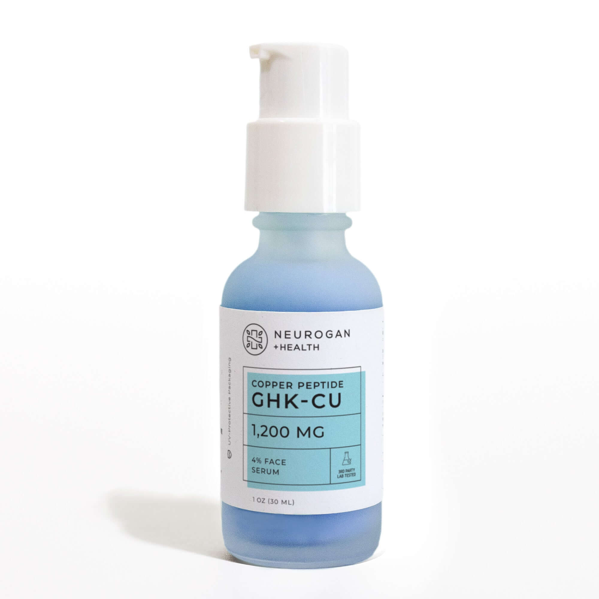 neurogan ghk-cu review Advanced Face & Neck Serum 1,200 mg B12 Shots in Sioux Cosmetic Peptide Size:16oz Glass Bottle