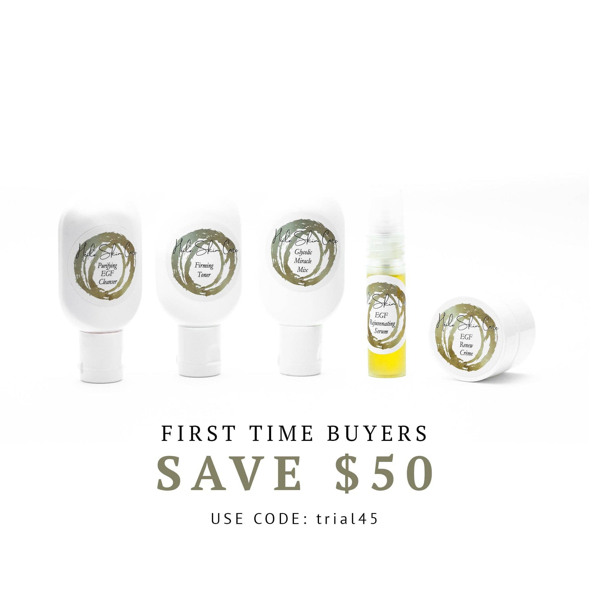 Heilo Skincare EGF Glow Trial Kit – Glow Boost in Two Weeks