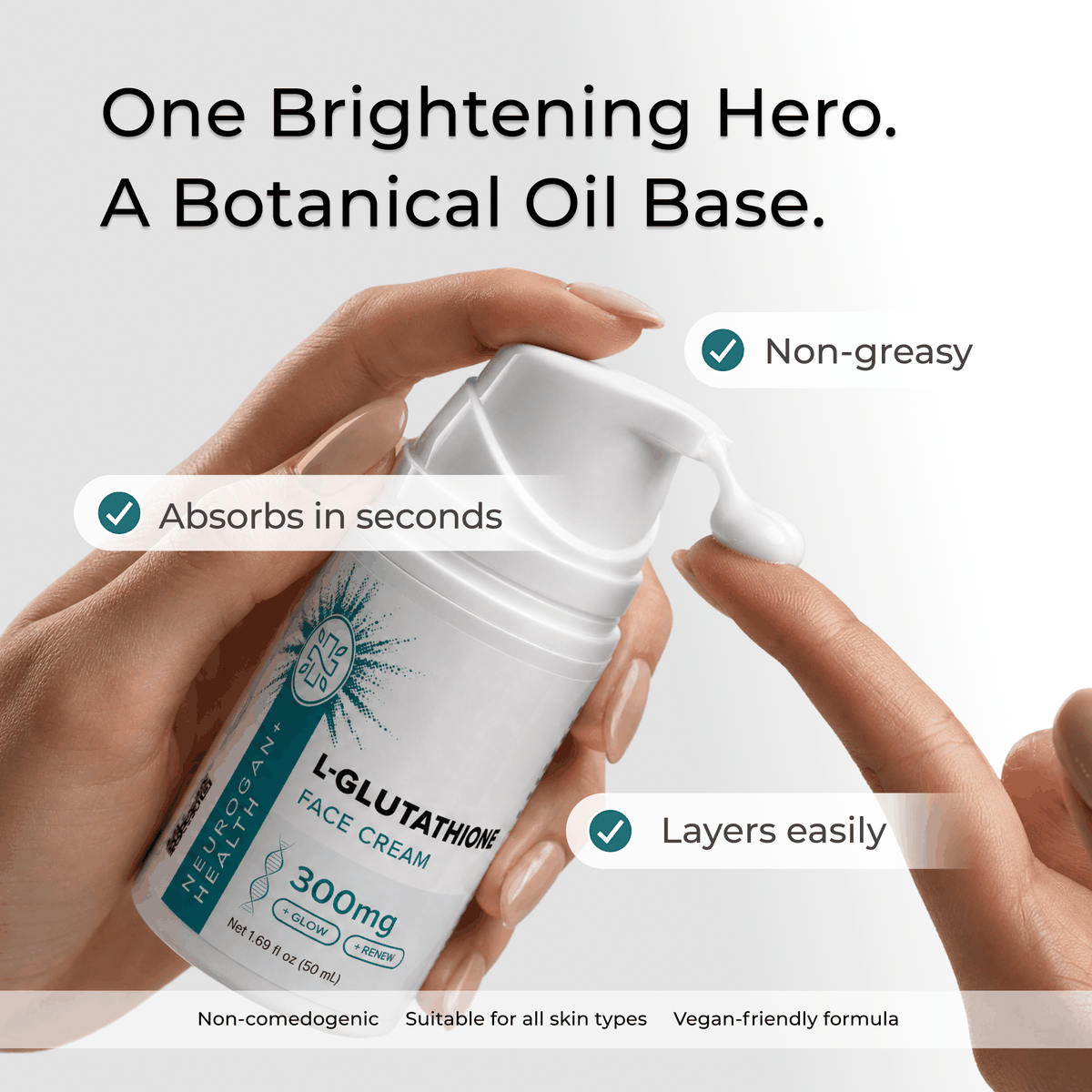 Neurogan Health - L-Glutathione Face Cream 60ml 300mg