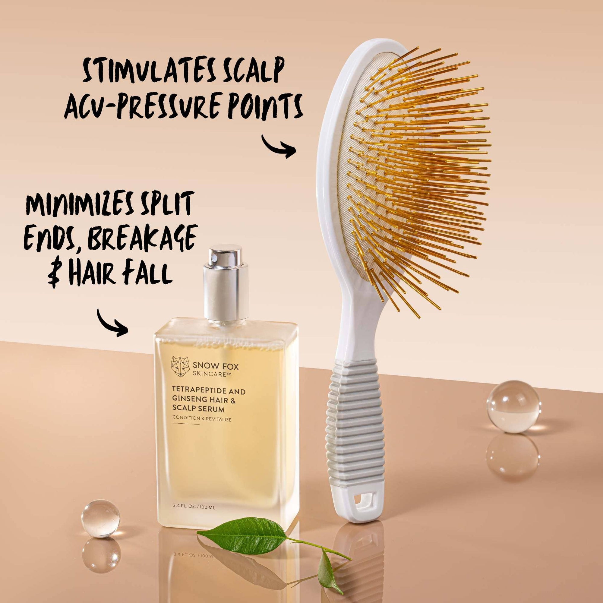 Snow Fox Skincare Tetrapeptide & Ginseng Hair & Scalp Serum