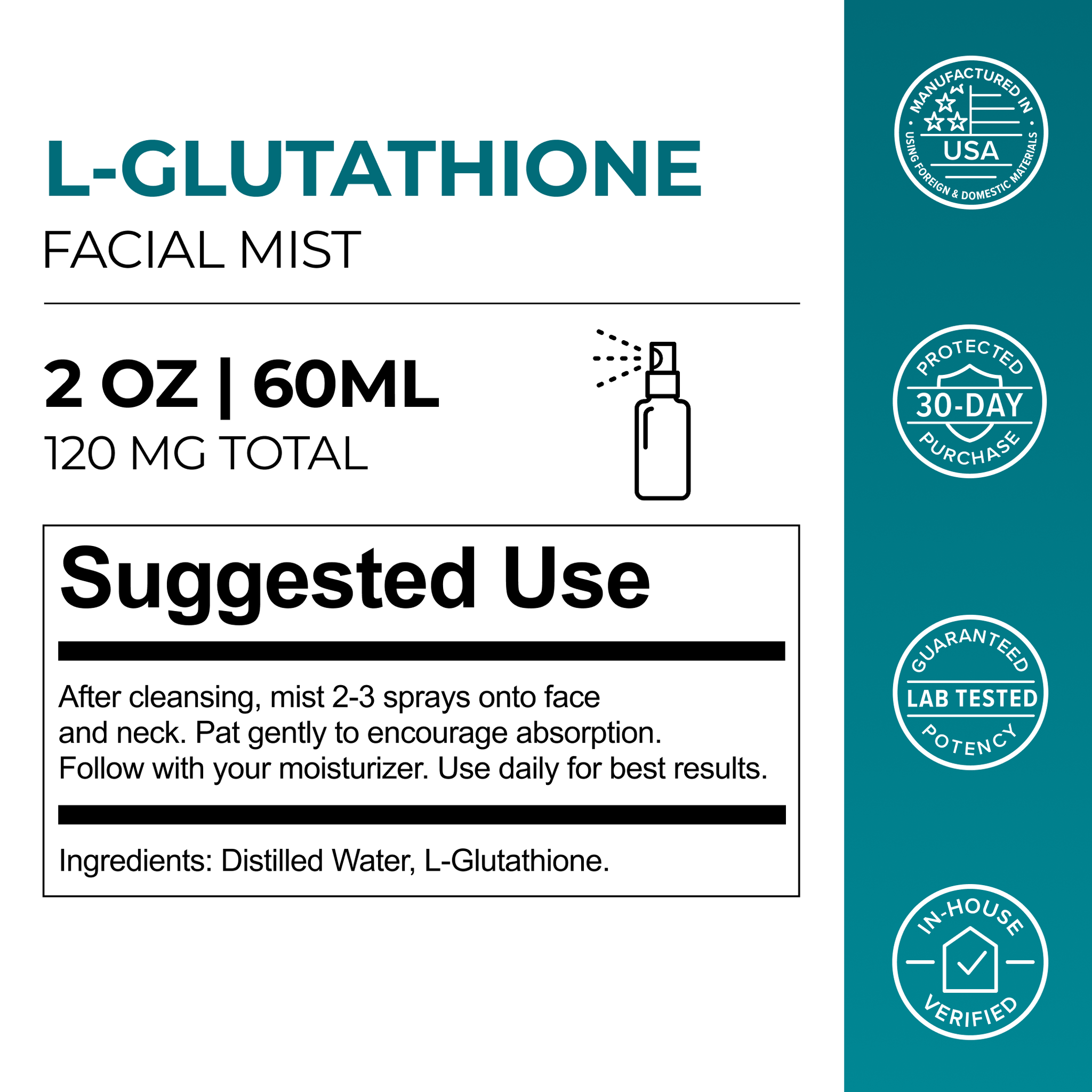 Neurogan Health - L-Glutathione Face Mist
