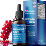 Harmonify Liposomal NAD+ Liquid Drops — 1000mg NR + Resveratrol & Quercetin