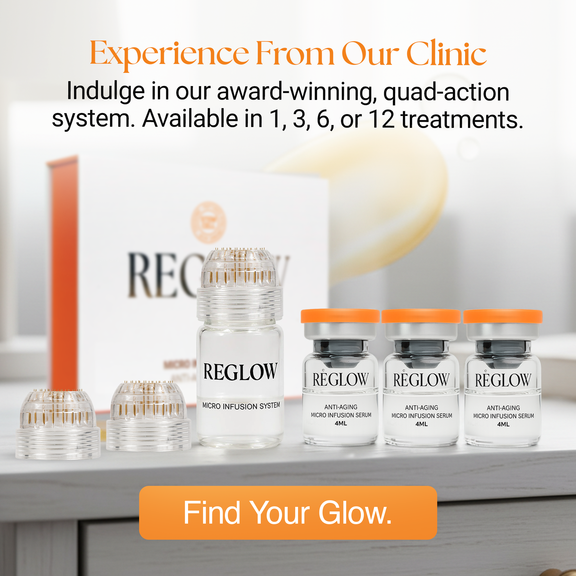 ReGlow Award‑Winning Micro Infusion System – 24K Gold Micro‑Channeling Tool