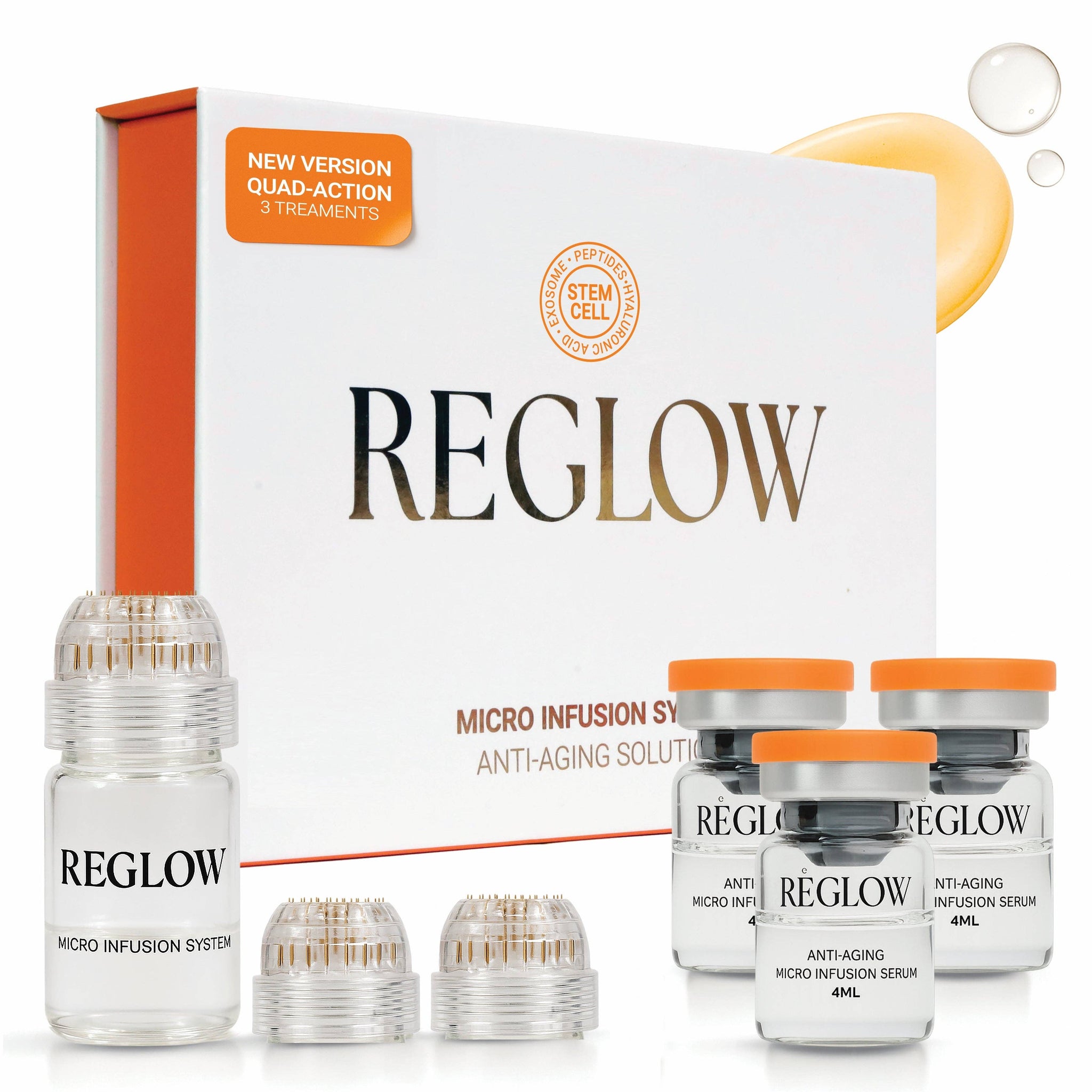 ReGlow Award‑Winning Micro Infusion System – 24K Gold Micro‑Channeling Tool