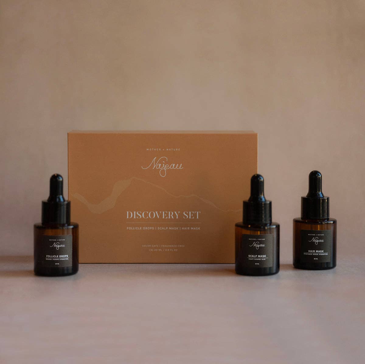 Najeau Discovery Set – Scalp & Hair Oil Trio (3 x 20mL)
