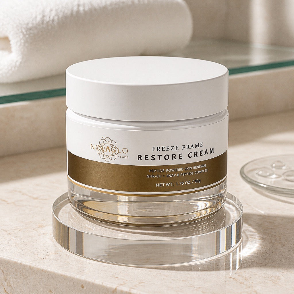 Novaglo Freeze Frame Restore Cream GHK-Cu + SNAP 8 Peptide Complex