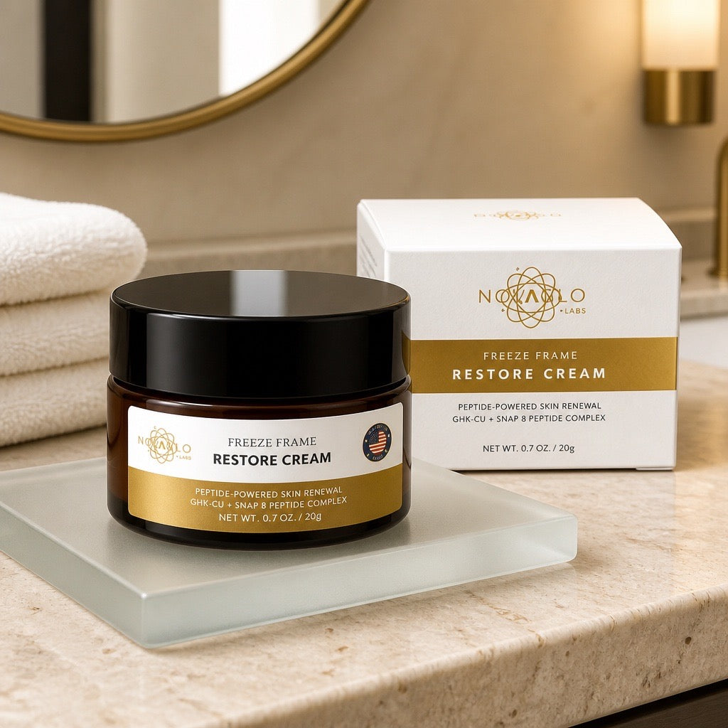 Novaglo Freeze Frame Restore Cream GHK-Cu + SNAP 8 Peptide Complex