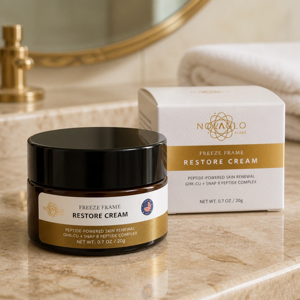 Novaglo Freeze Frame Restore Cream GHK-Cu + SNAP 8 Peptide Complex