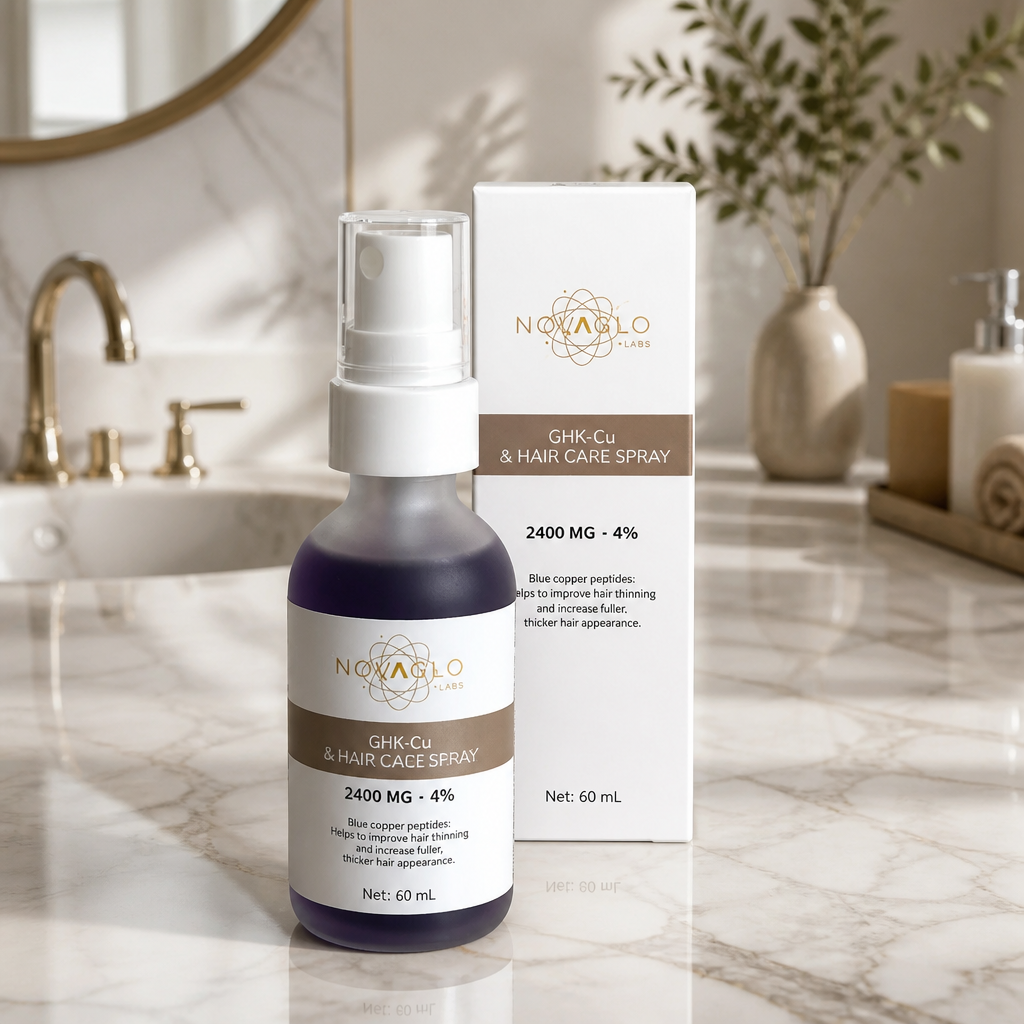 GHK-Cu + AHK-Cu Hair & Scalp Spray – 2,400mg Copper Peptide