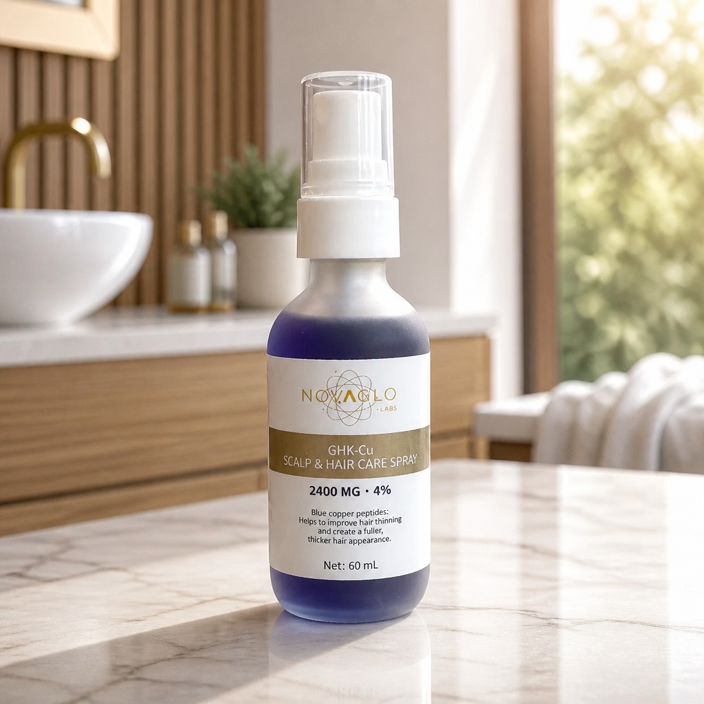 GHK-Cu + AHK-Cu Hair & Scalp Spray – 2,400mg Copper Peptide