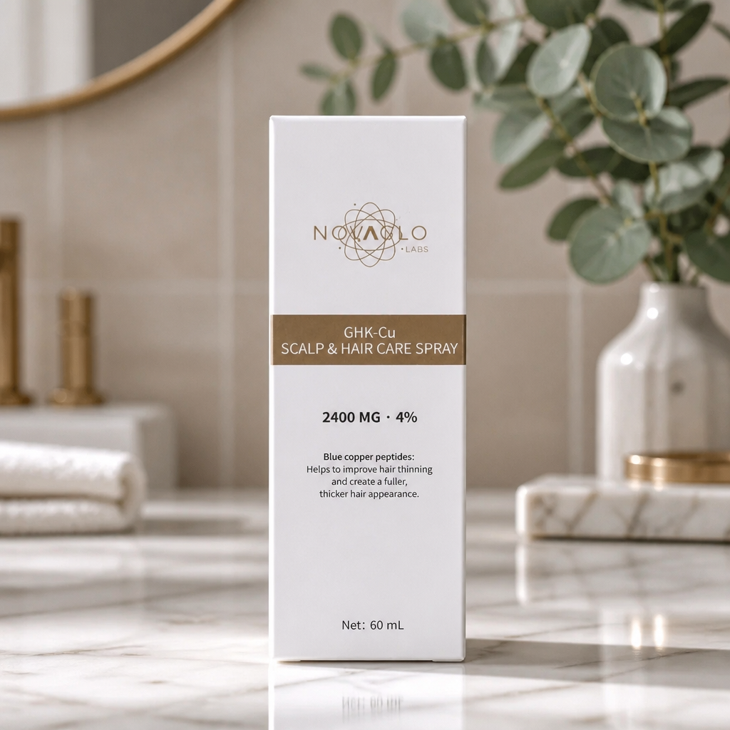 GHK-Cu + AHK-Cu Hair & Scalp Spray – 2,400mg Copper Peptide