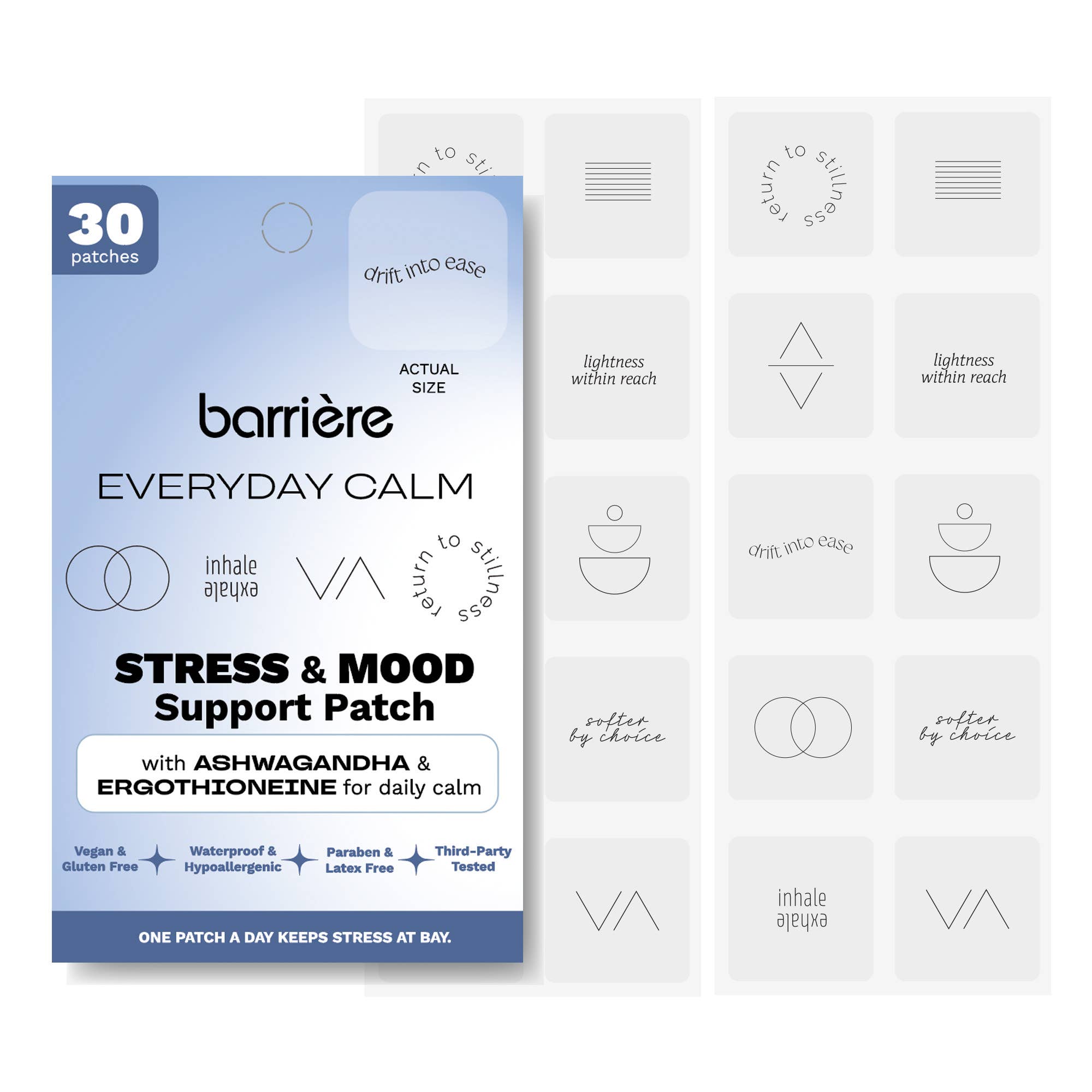 Barriere EVERYDAY CALM Ashwagandha patch 30pk
