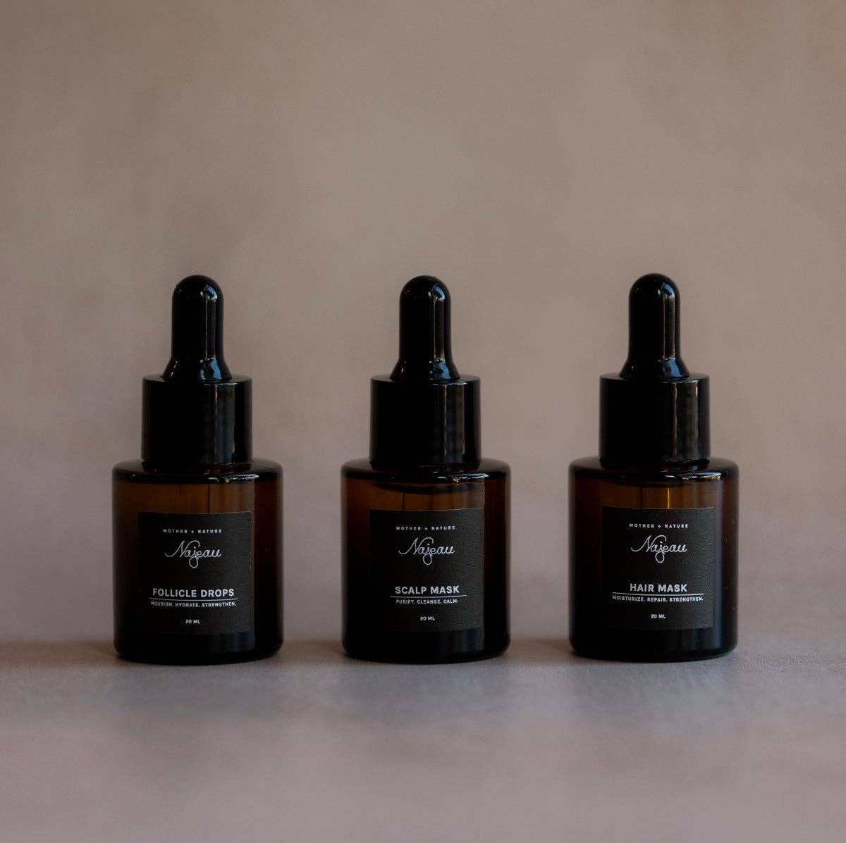 Najeau Discovery Set – Scalp & Hair Oil Trio