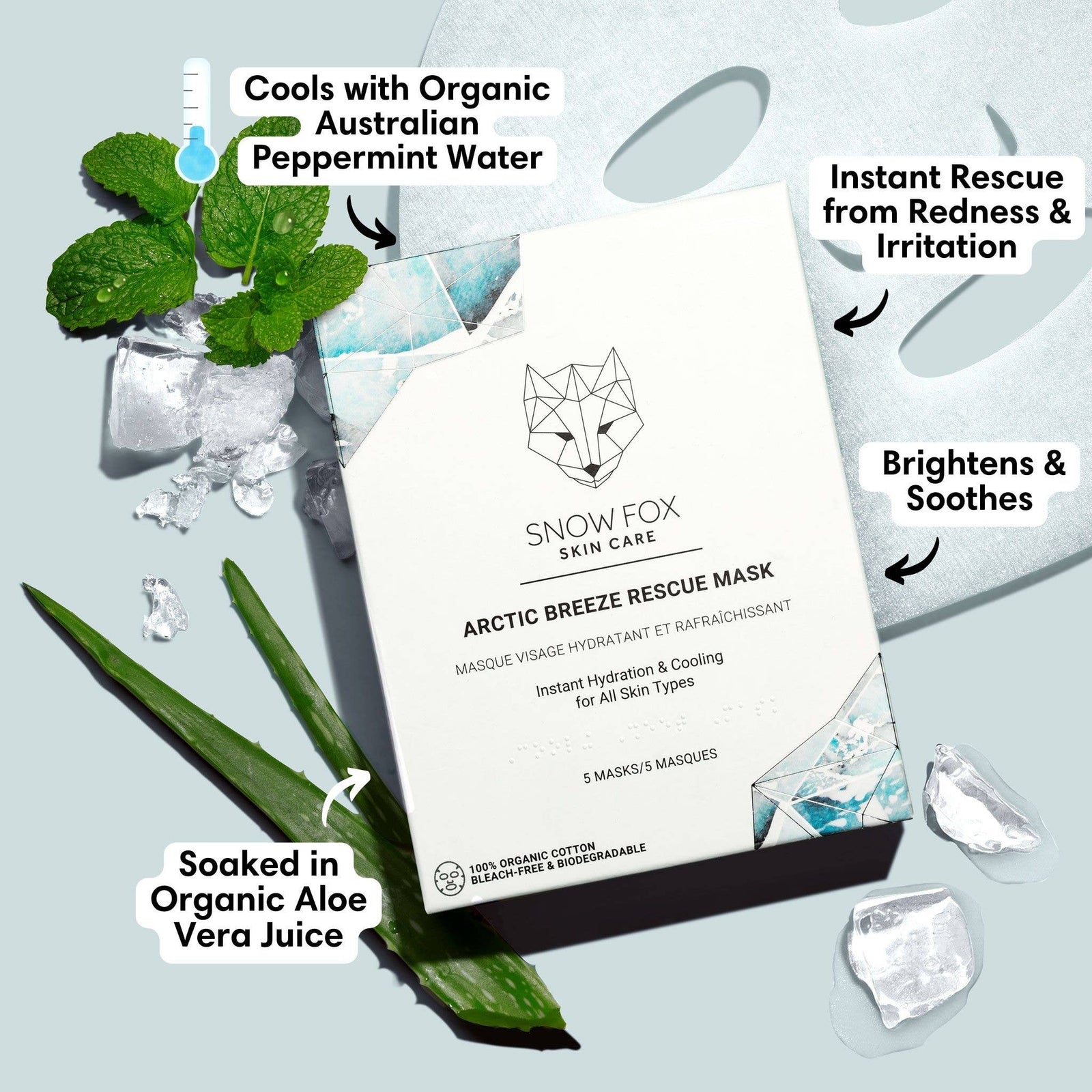 Snow Fox Skincare Arctic Breeze Rescue Mask