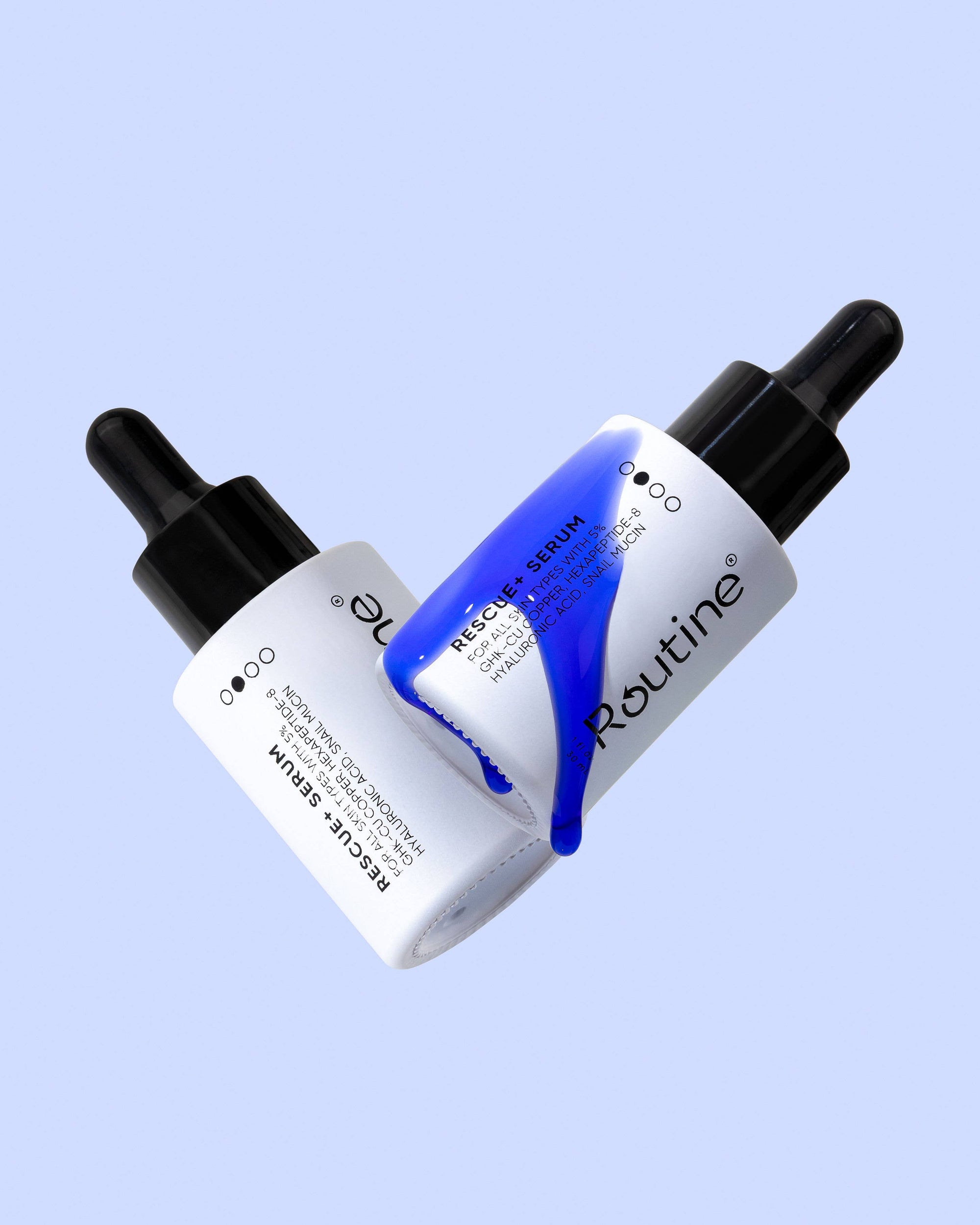 Routine Skin Rescue+ Serum fragrance-free vegan clinical-grade badge