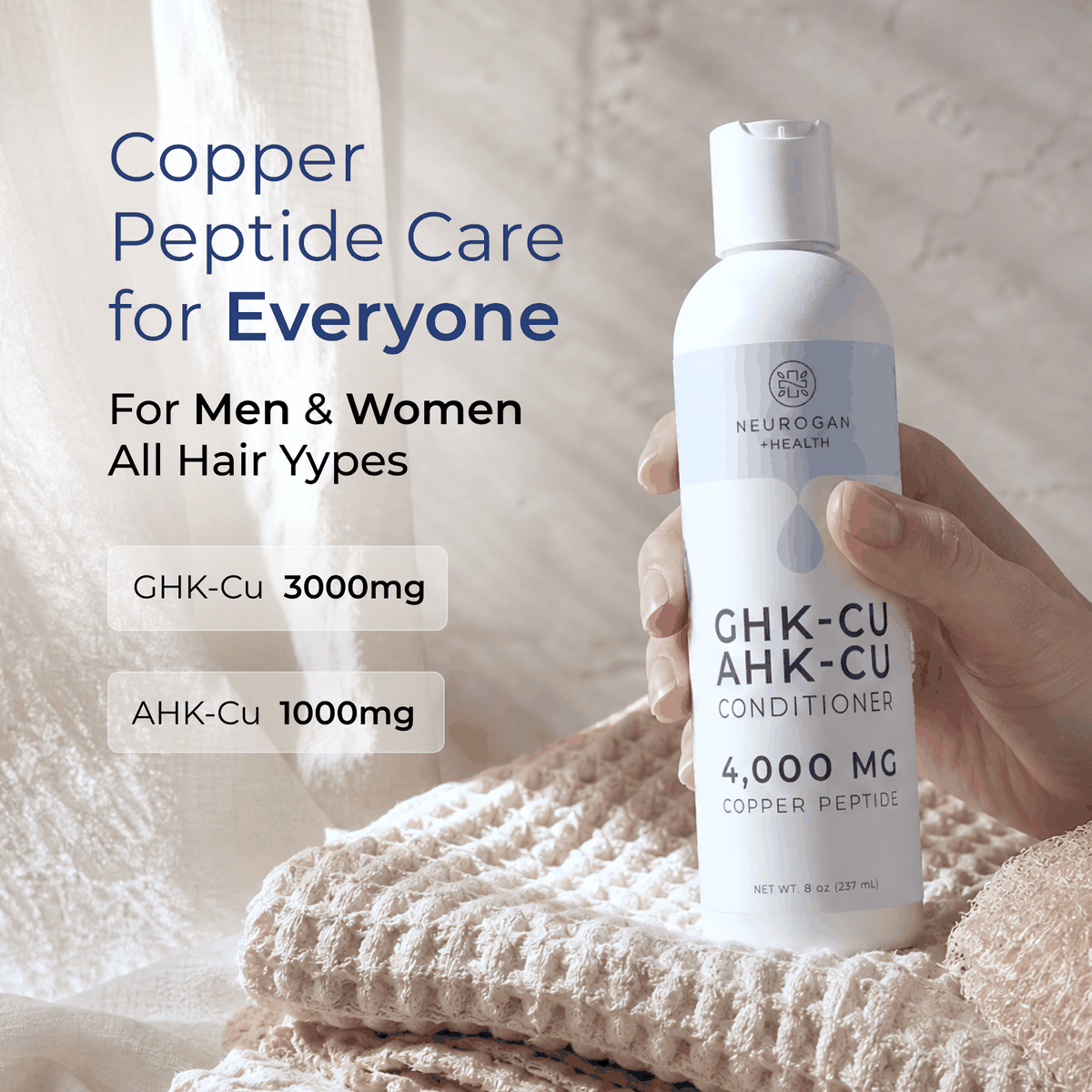 Neurogan Health - GHK-Cu + AHK-Cu Hair Conditioner