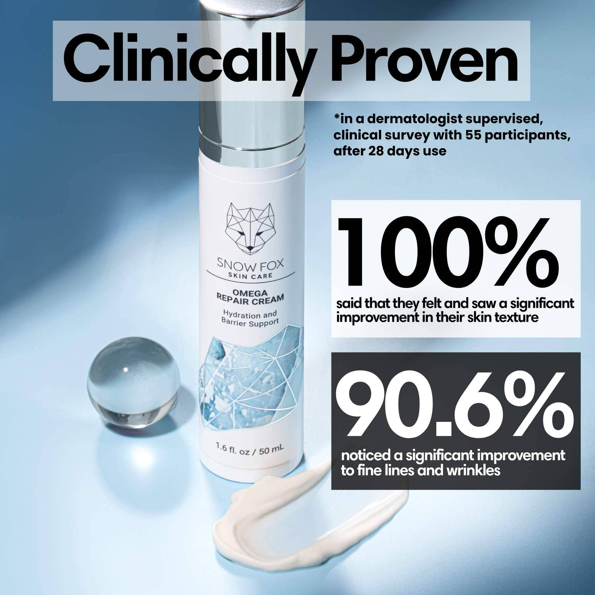 Snow Fox Skincare | Omega Repair Cream – 1.6 fl oz / 50 mL