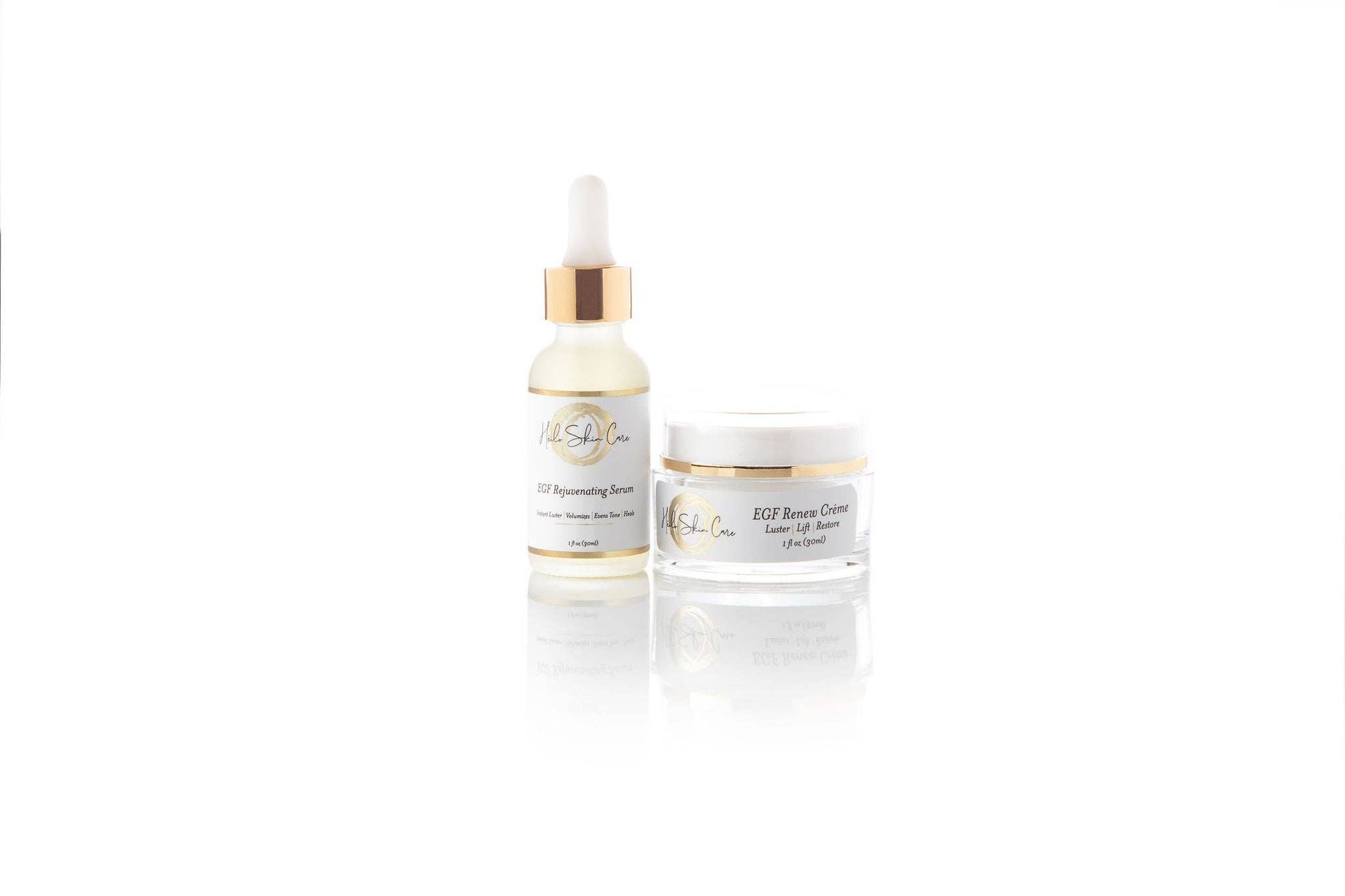 Heilo Skincare EGF Combo – EGF Renew Crème & EGF Rejuvenating Serum