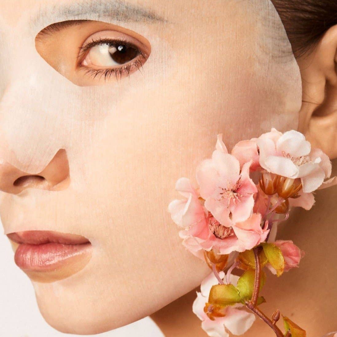 Snow Fox Skincare Japanese Cherry Blossom & White Tea Smoothing Mask
