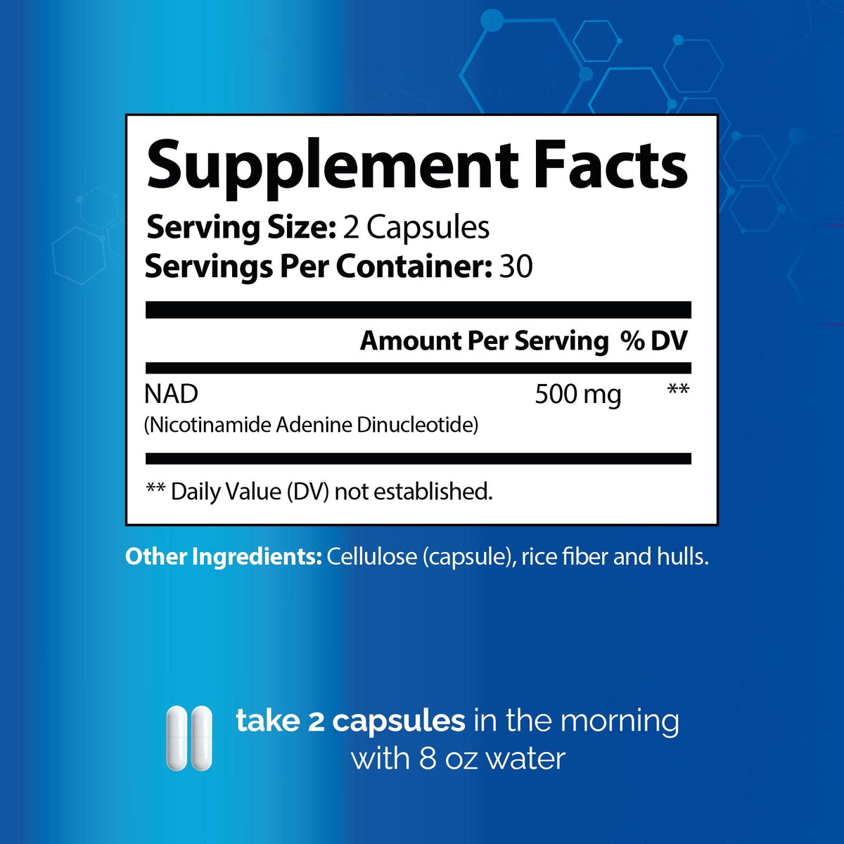 NAD+ Supplement 500mg