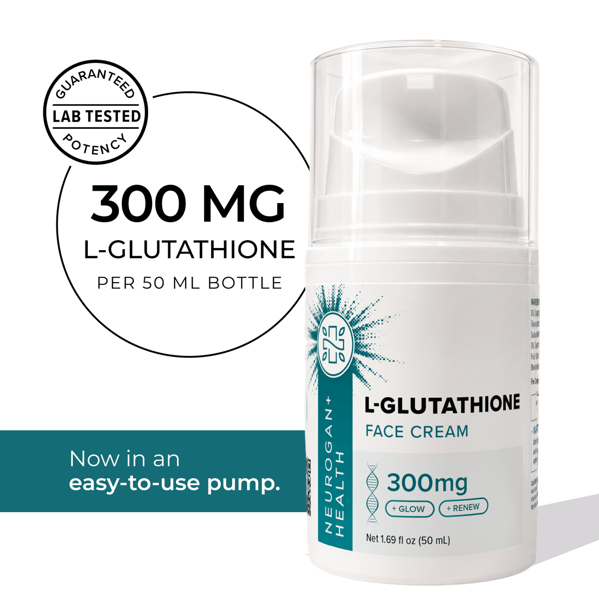 Neurogan Health - L-Glutathione Face Cream 60ml 300mg