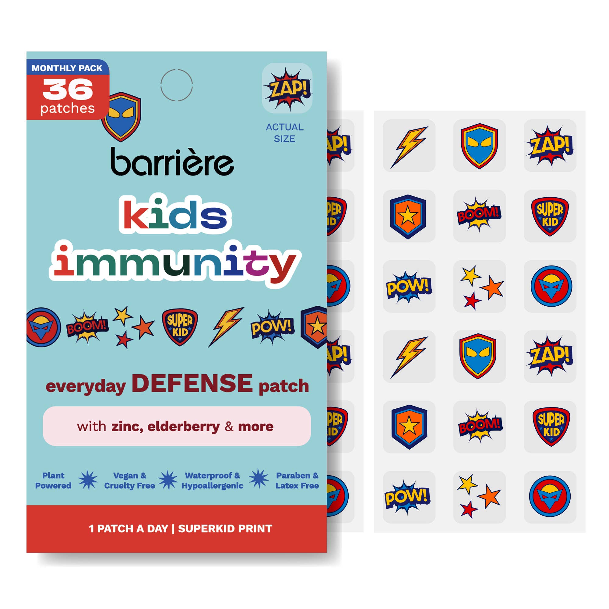 Barriere KIDS IMMUNITY PATCH - SUPERKID
