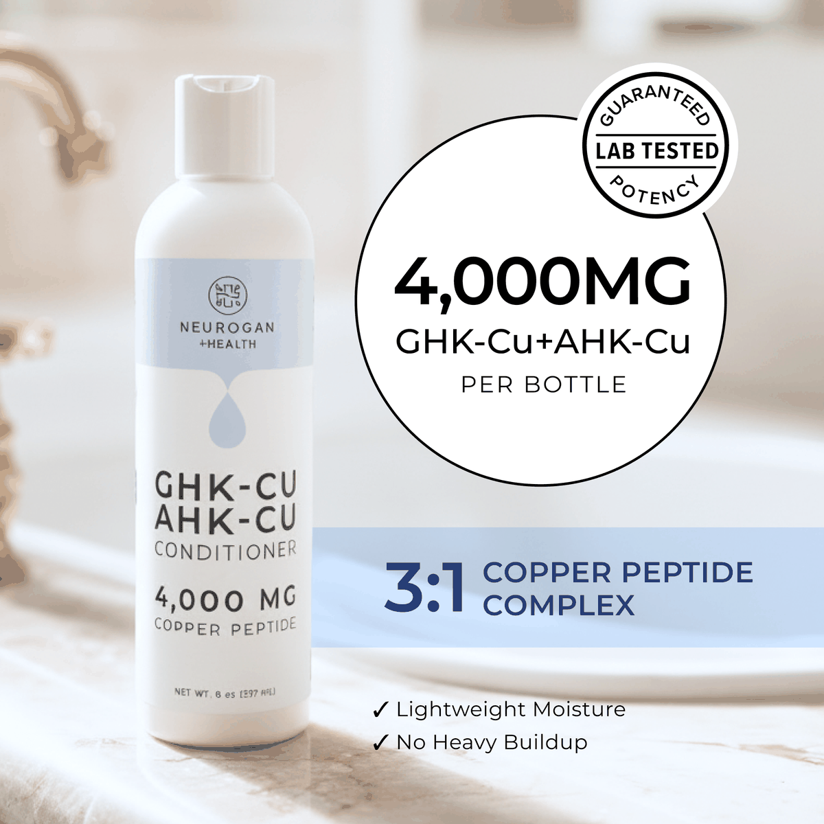 Neurogan Health - GHK-Cu + AHK-Cu Hair Conditioner