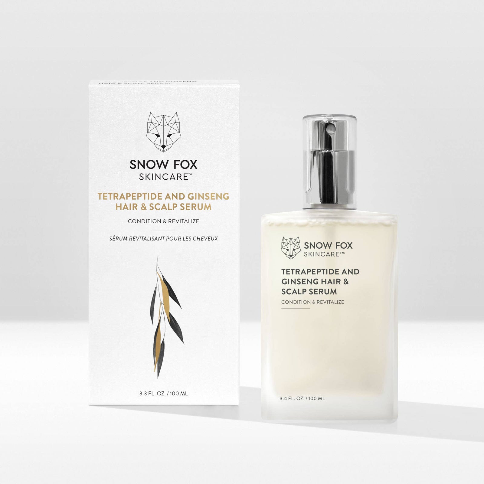 Snow Fox Skincare Tetrapeptide & Ginseng Hair & Scalp Serum