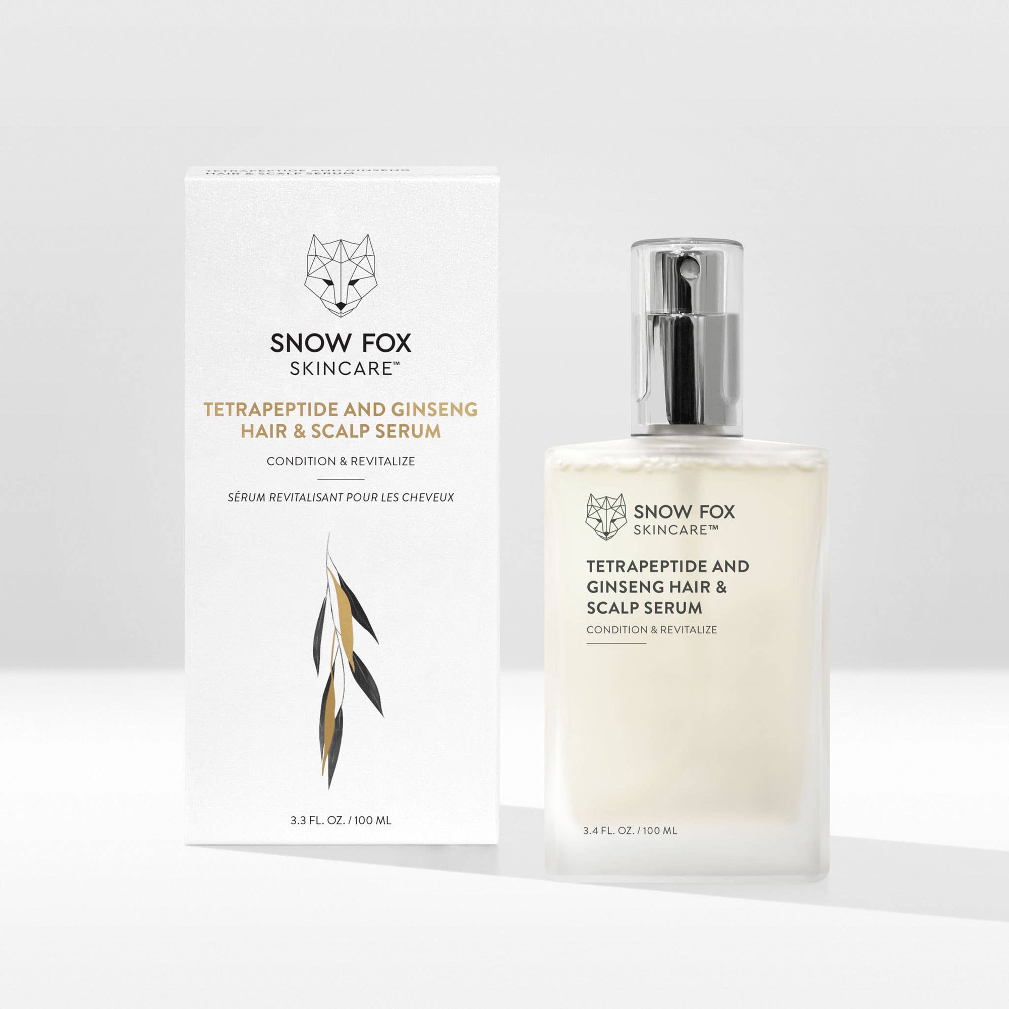 Snow Fox Skincare Tetrapeptide & Ginseng Hair & Scalp Serum